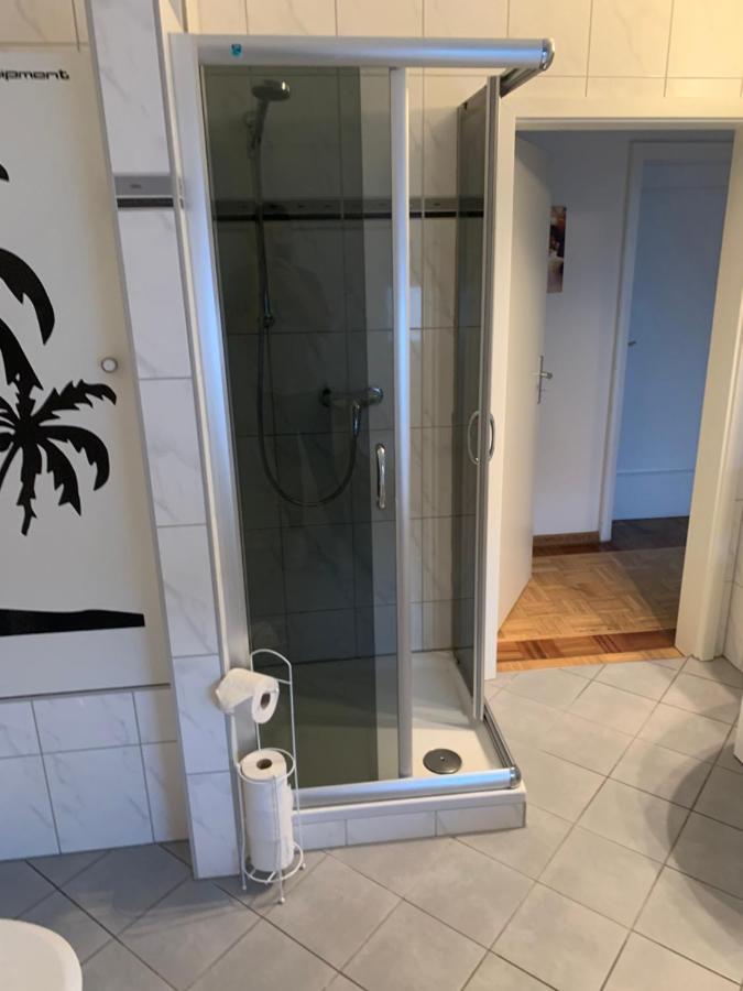 Mainpark Apartment 4 Schlafzimmer Bis Zu 10 Personen Direkt Ueber Aschaffapartment Bei Aschaffenburg Mainaschaff 외부 사진